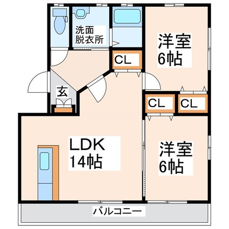 ソレイユ・ヒロ　NO.1.2.3の物件間取画像